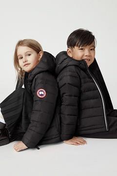 Chamarras Canada Goose Niños México - Bobcat Chaqueta De Plumas Negros LI9518634